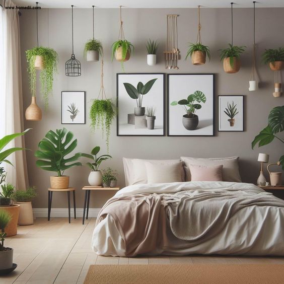artificial plants for bedroom decorating