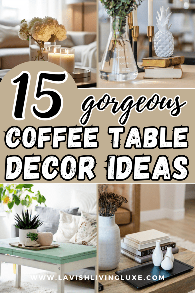 coffee table decor ideas