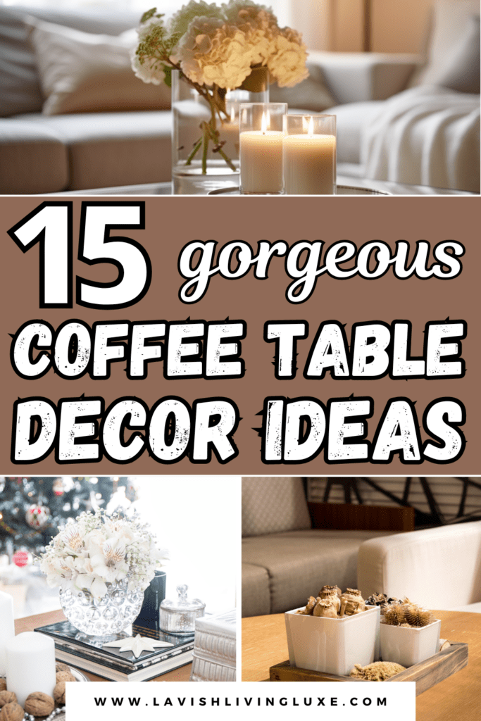 coffee table decor ideas