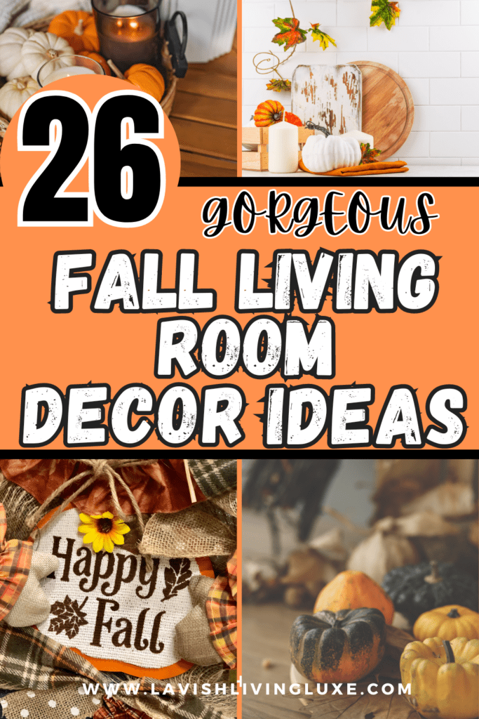 fall living room decor ideas