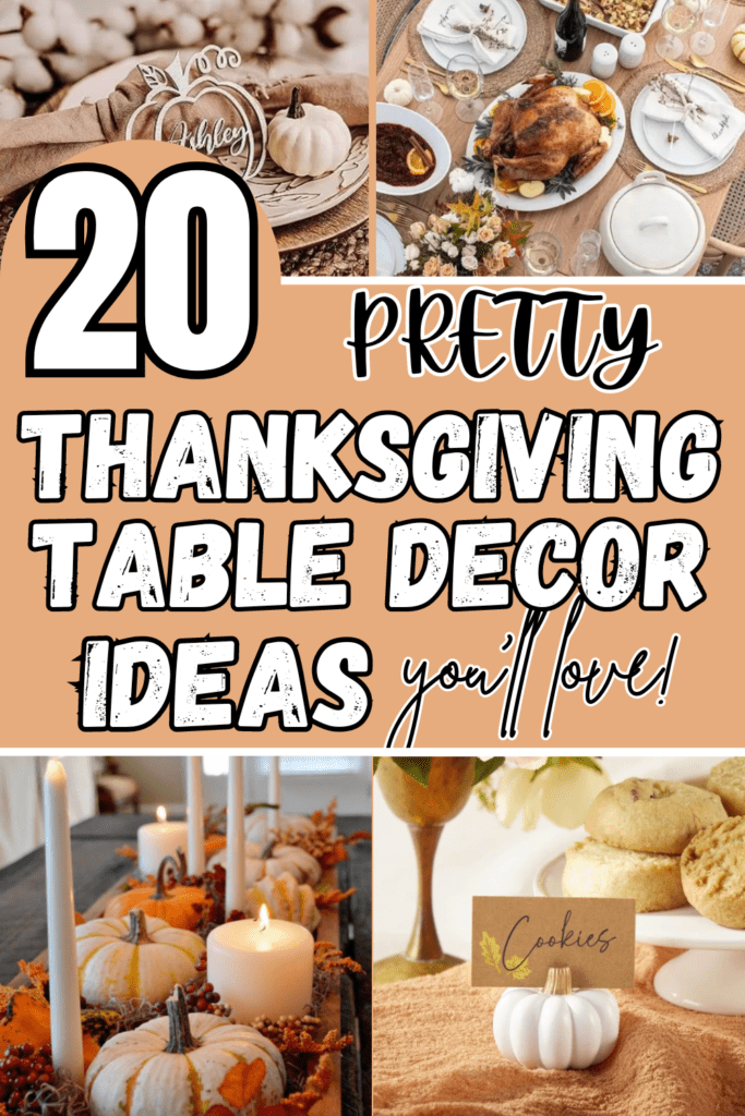 Thanksgiving table decor ideas