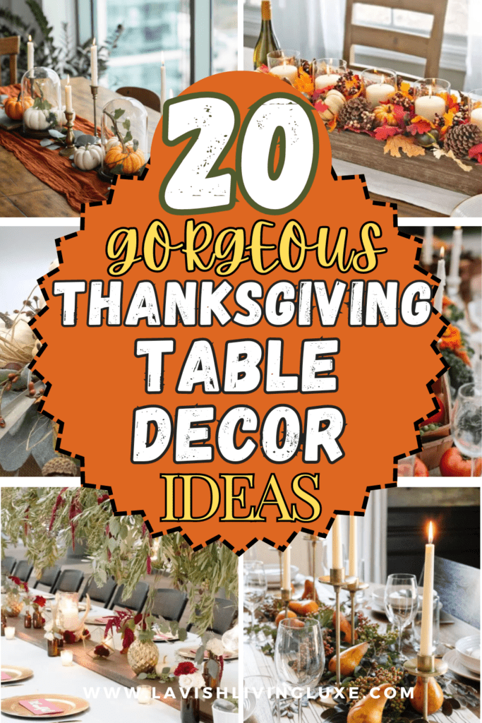 Thanksgiving table decor ideas