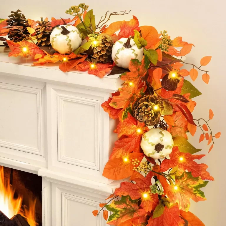 35 Beautiful Fall Garlands to Decorate your Home for Fall