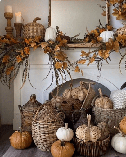 fall mantel decor ideas