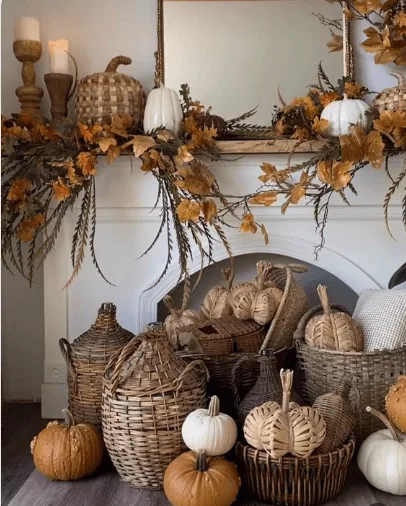 fall mantel decor ideas