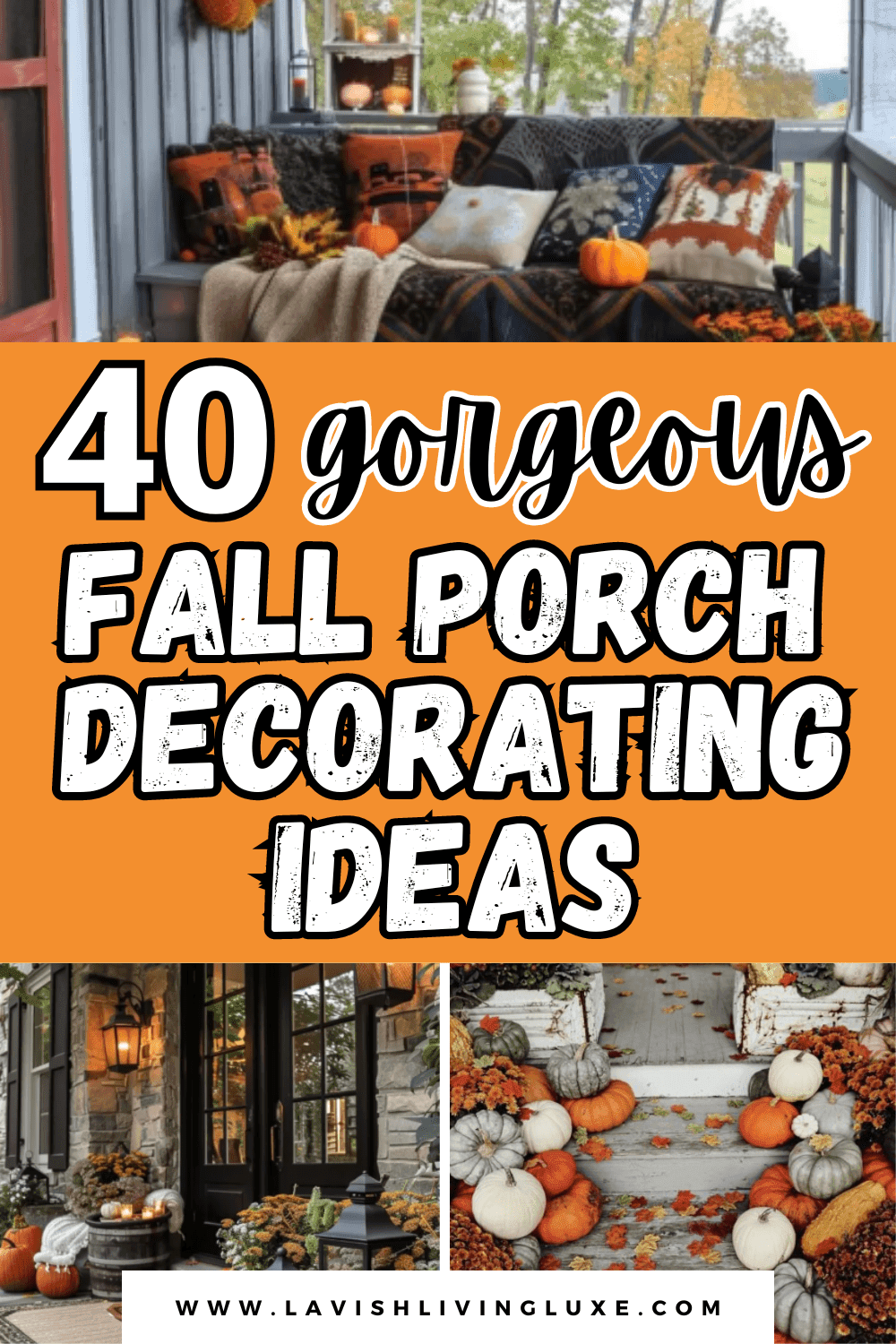 40 Pretty Fall Porch Decor Ideas to Decorate for the Autumn Season