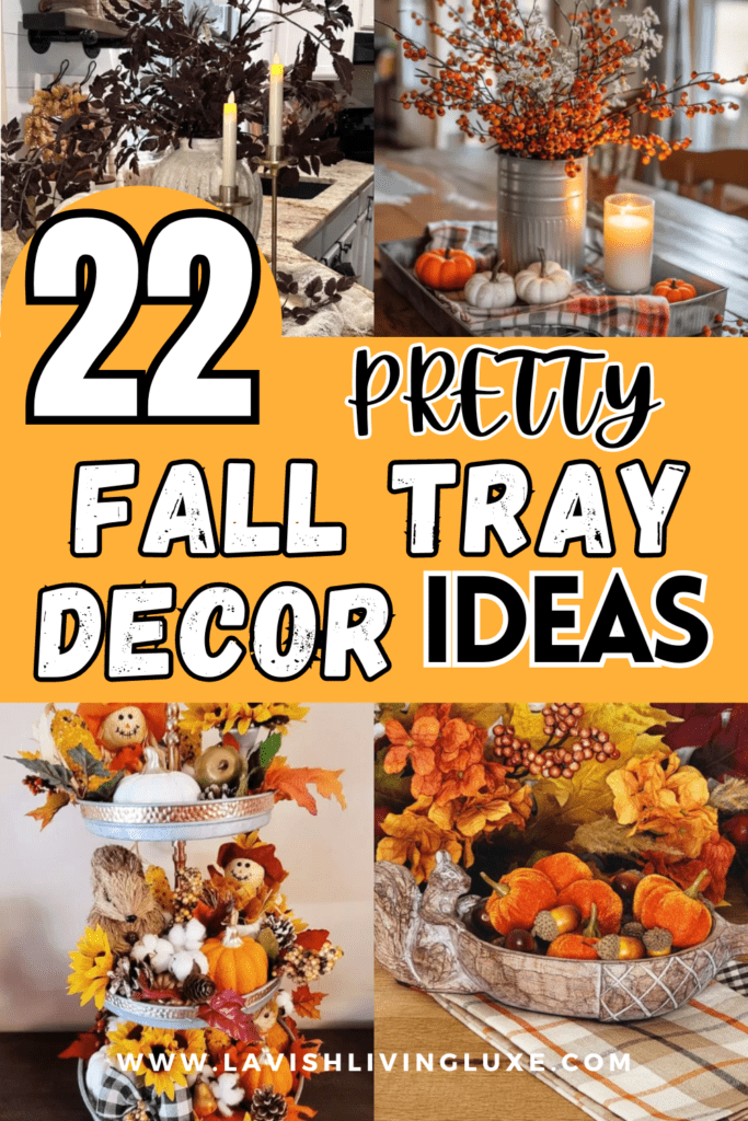 fall tray decor ideas