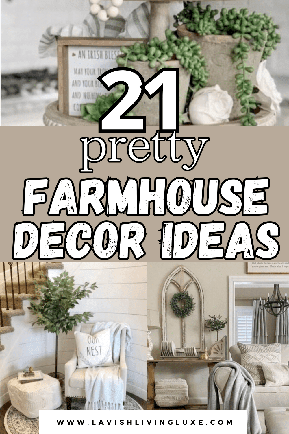 Farmhouse Decor Ideas - 21 Pretty Farmhouse Decor Ideas to Create a ...