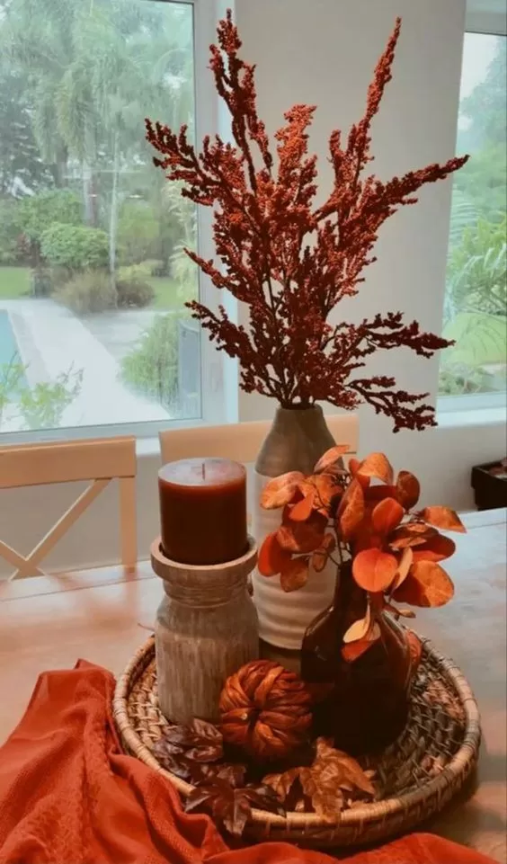 fall tray decor ideas