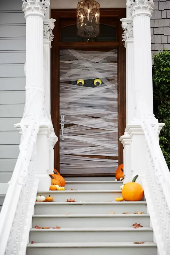 Halloween door decorations