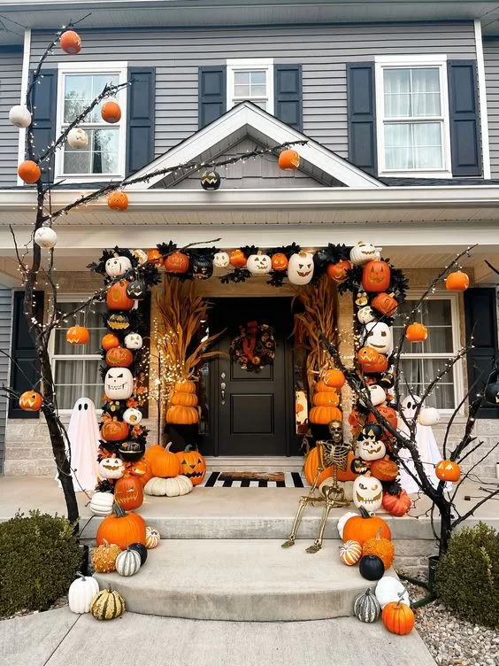 Halloween door decorations