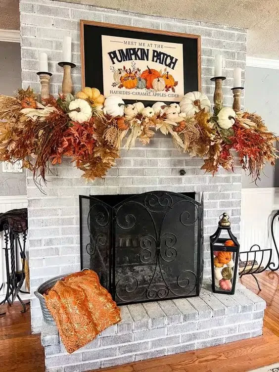 fall mantel decor ideas