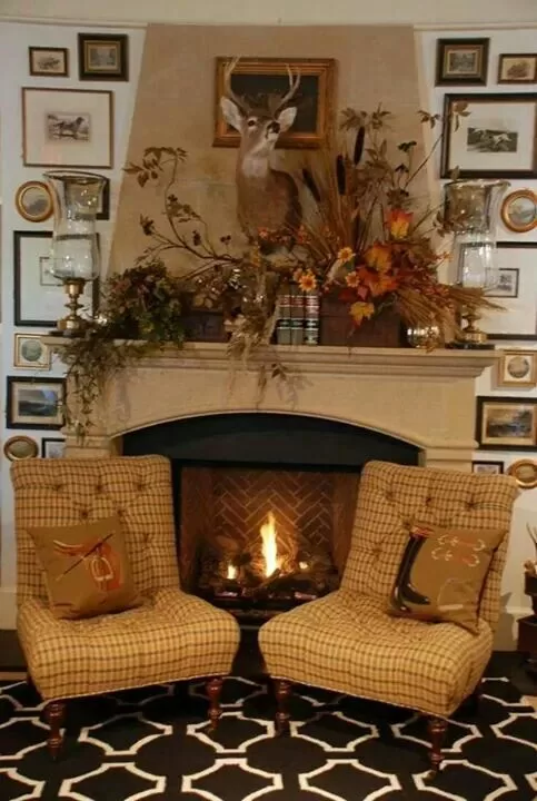 fall mantel decor ideas