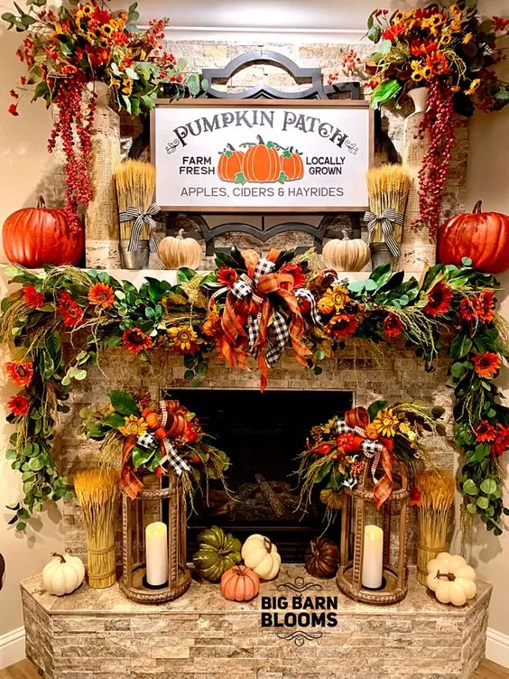 Fall Mantel Decor Ideas – 32 Cute Fall Mantel Decor Ideas for Fall Decorating