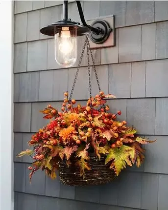 outdoor fall decor