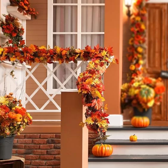 outdoor fall decor