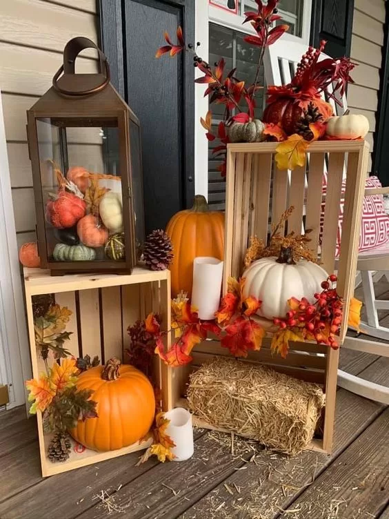 outdoor fall decor