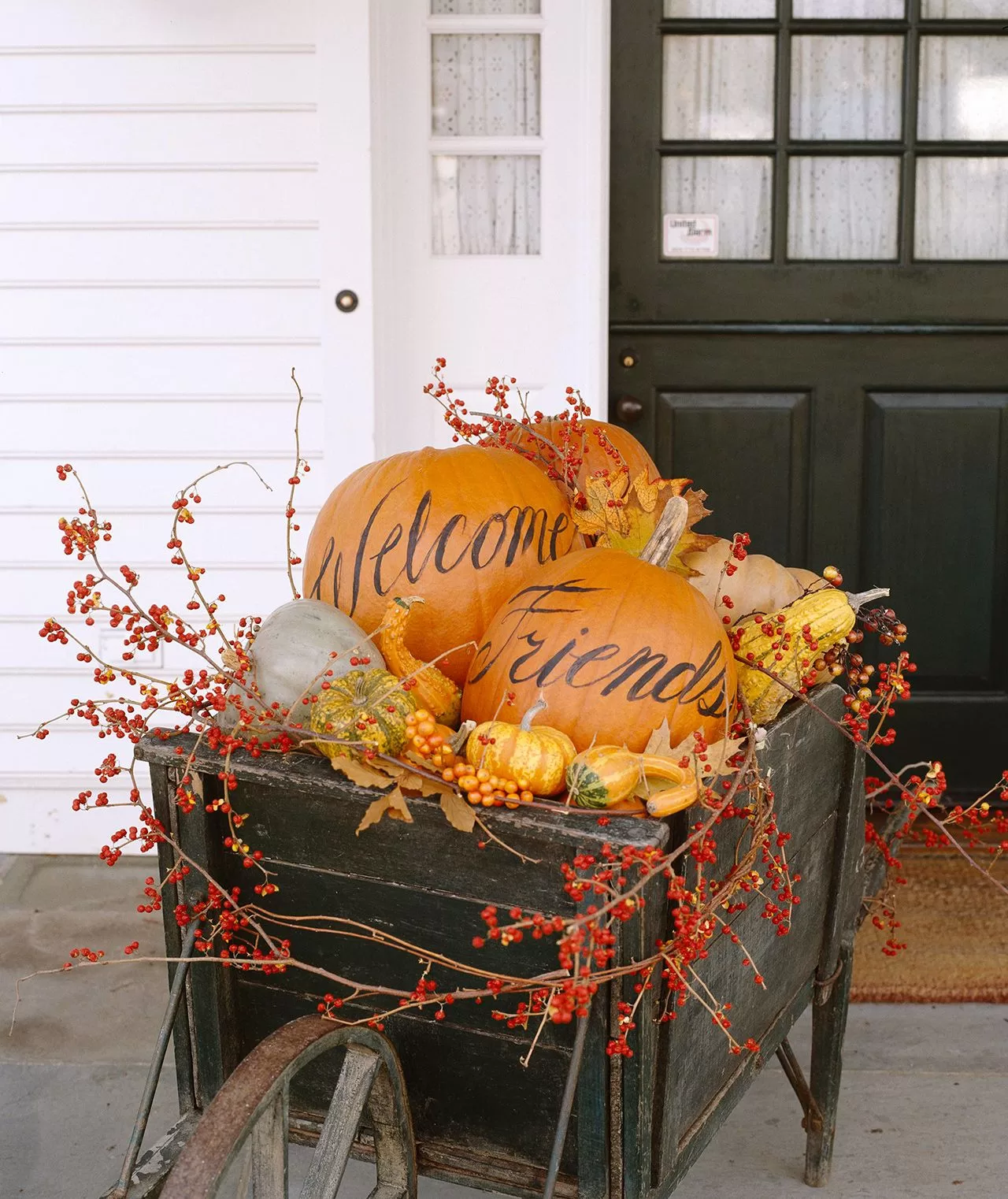 outdoor fall decor