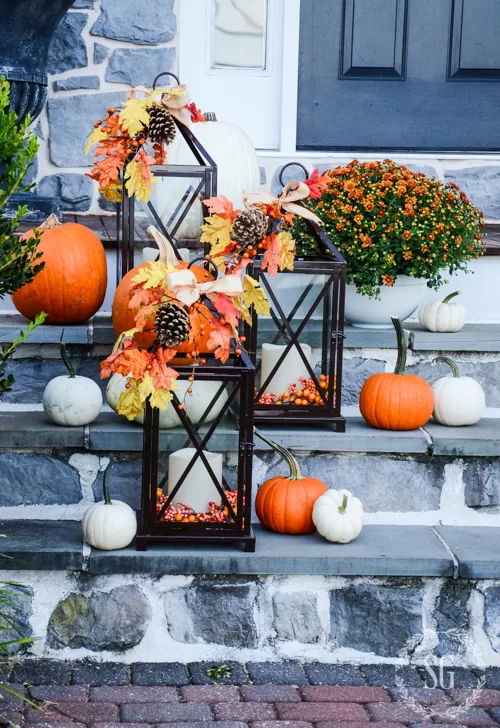 outdoor fall decor