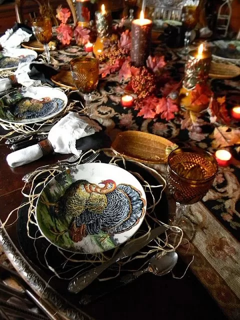 thanksgiving table decorations