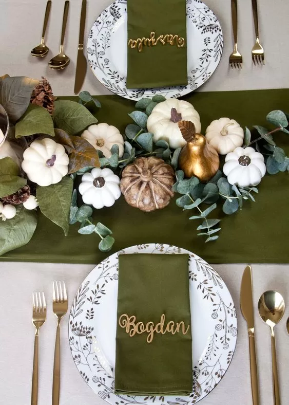 thanksgiving table settings