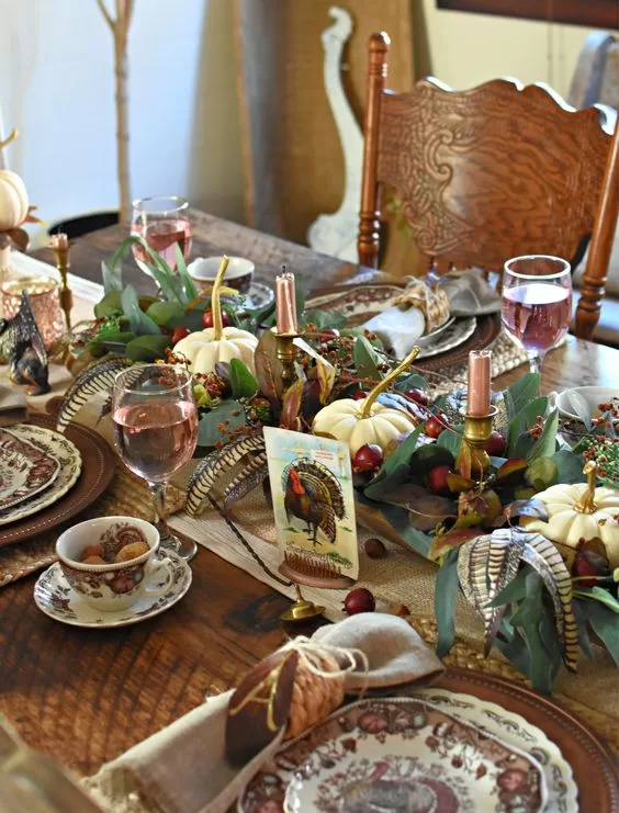 thanksgiving table settings