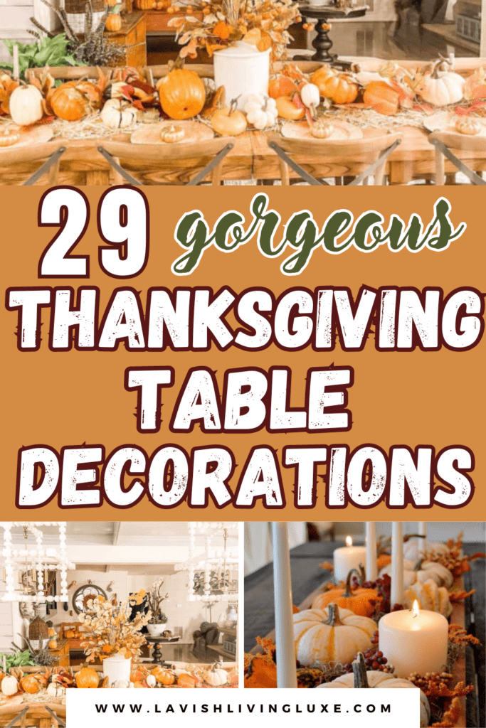 thanksgiving table decorations