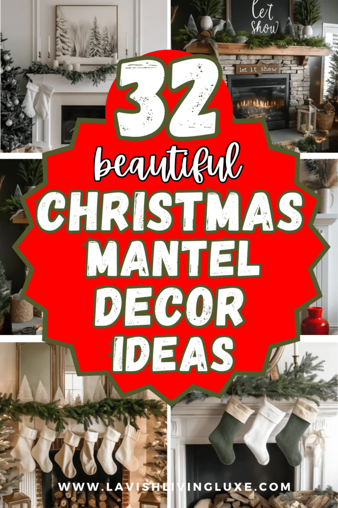 Christmas mantel decor ideas