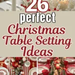 Christmas table settings