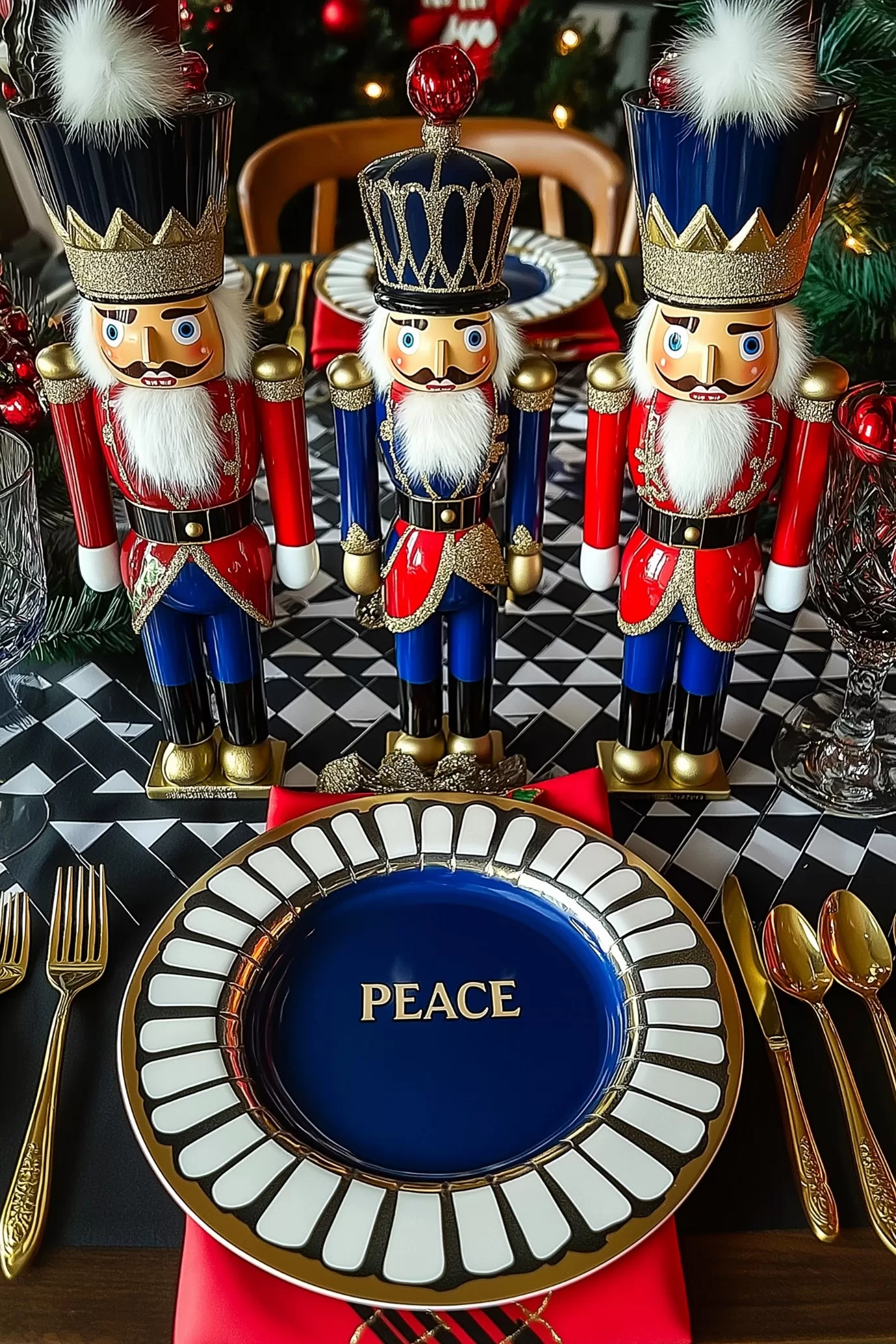 Christmas table setting ideas