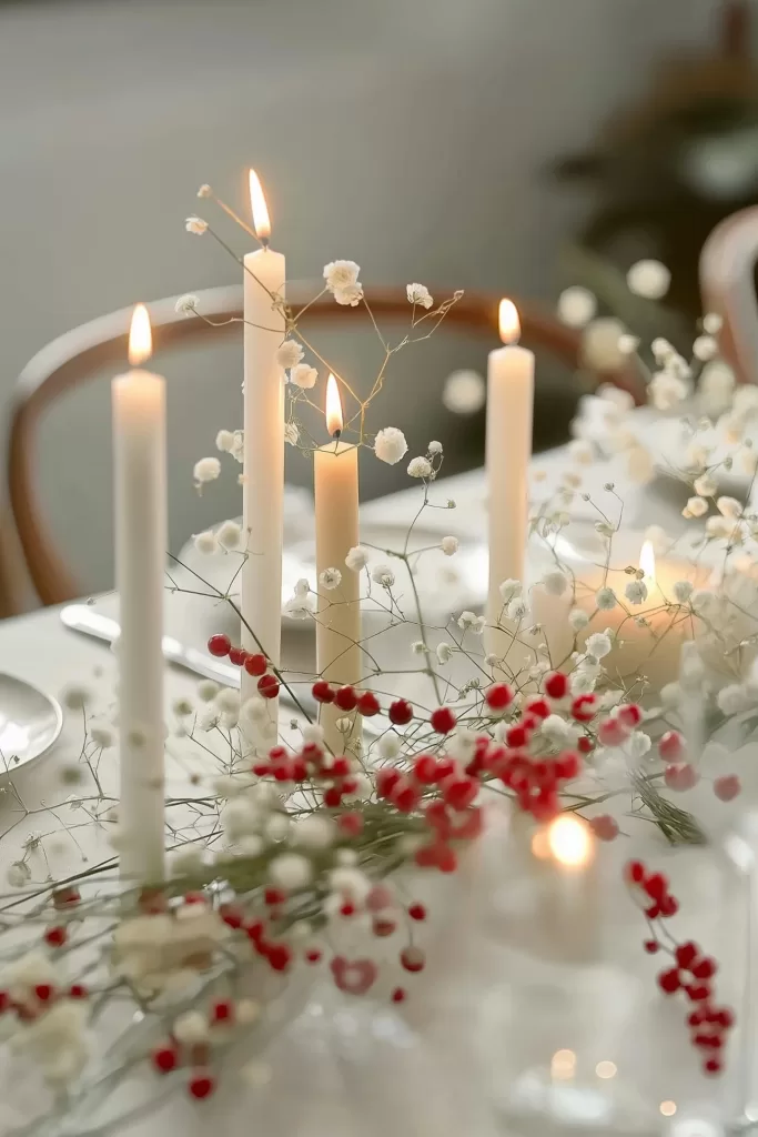 Christmas table setting ideas