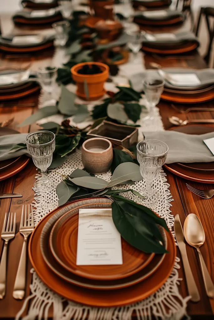 Christmas table setting ideas