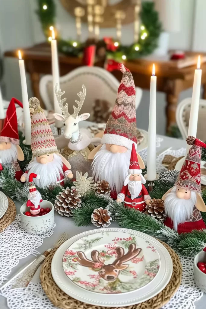 Christmas table setting ideas