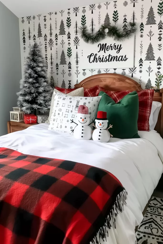 Christmas bedroom