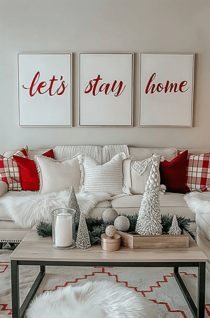 Christmas living room decor ideas