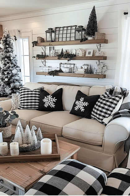 Christmas living room decor ideas