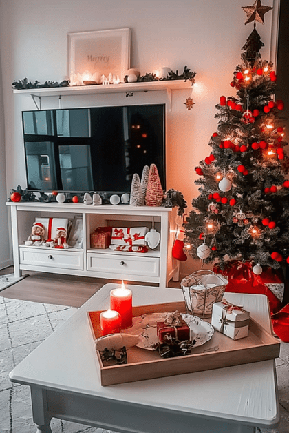 Christmas living room decor ideas