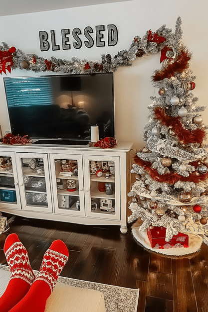 Christmas living room decor ideas