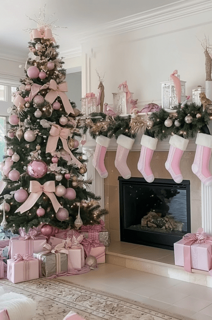 Christmas living room decor ideas