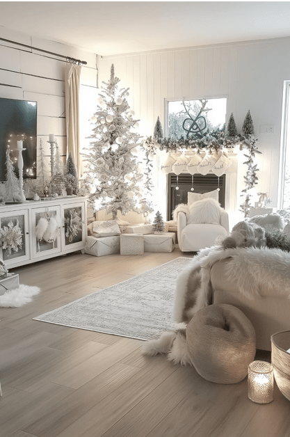 Christmas living room decor ideas