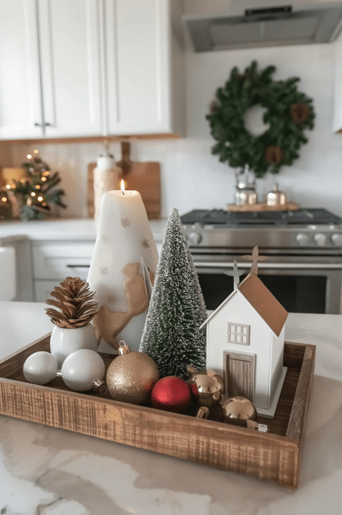 23 Super Festive & Cute Christmas Kitchen Decor Ideas to Copy