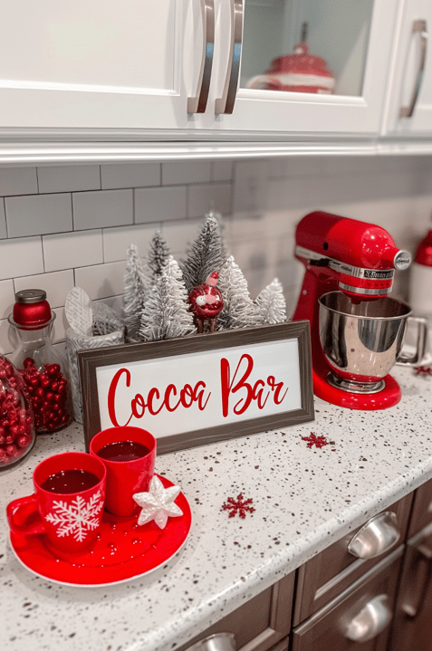 Christmas kitchen decor