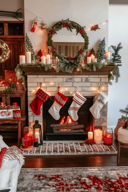 christmas mantel decor ideas