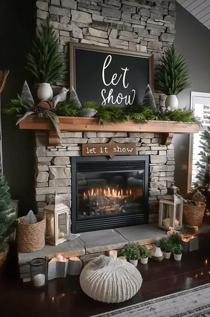 christmas mantel decor ideas