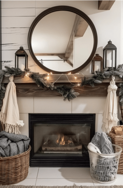 christmas mantel decor ideas