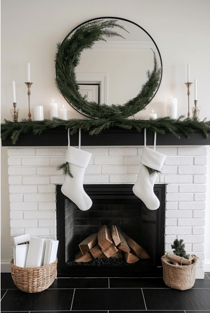 christmas mantel decor ideas