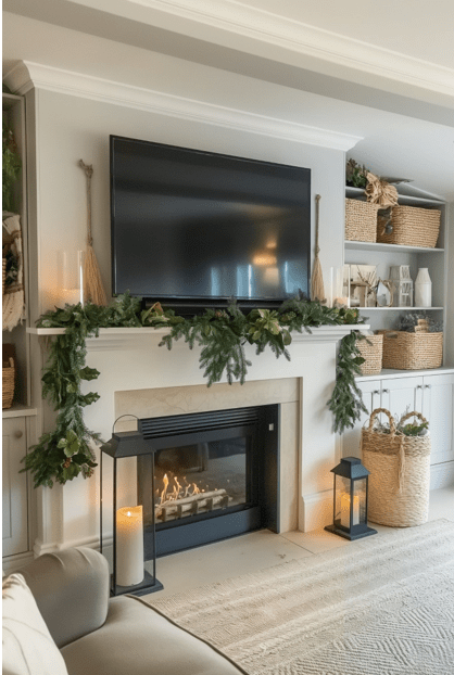 christmas mantel decor ideas