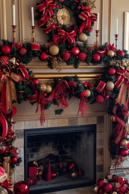 christmas mantel decor ideas