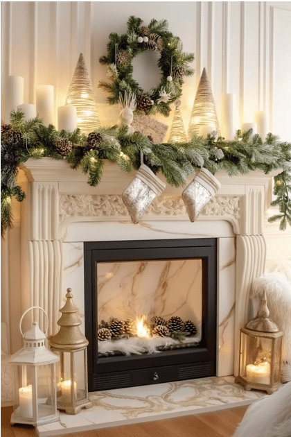 christmas mantel decor ideas