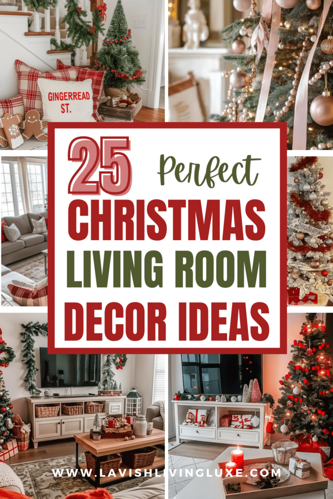 Christmas living room decor ideas